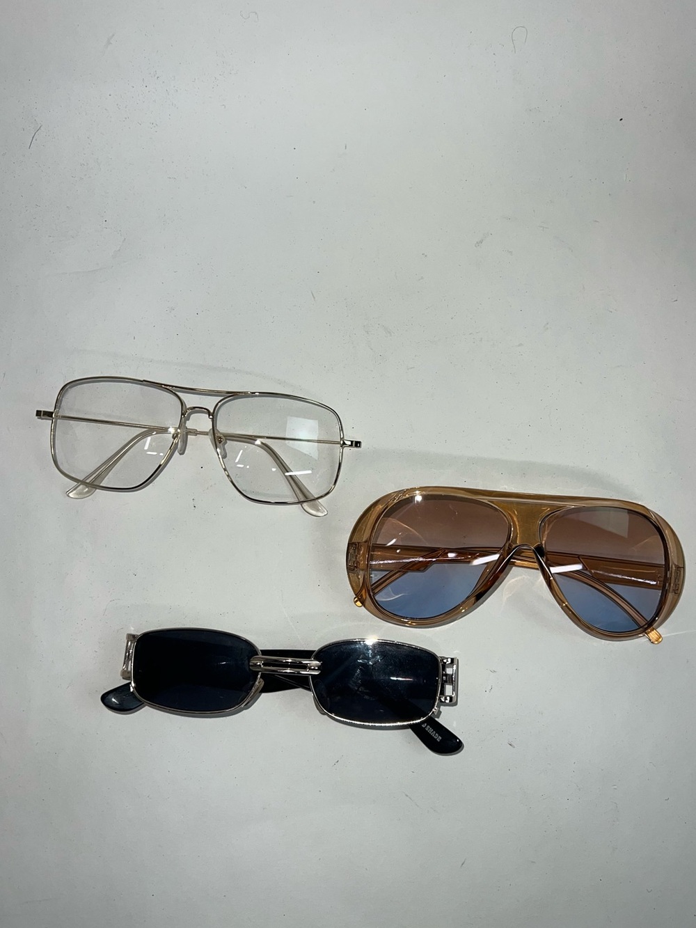 Fashion Sunglasses Bundle Gold Brown Black Neutral Mixed-Frame Eyewear